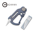 CIVIVI Polymorph Carabiner Keychain Multi-Tool 9Cr18MoV Utility Blade C20045-3