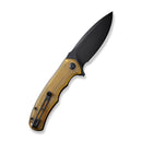 CIVIVI Praxis Flipper Knife Bead Blasted Ultem Handle (3.75" Black 9Cr18MoV Blade) C803M
