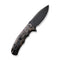 CIVIVI Praxis Flipper Knife Carbon Fiber And Resin Handle (3.75" 9Cr18MoV Blade) C803I