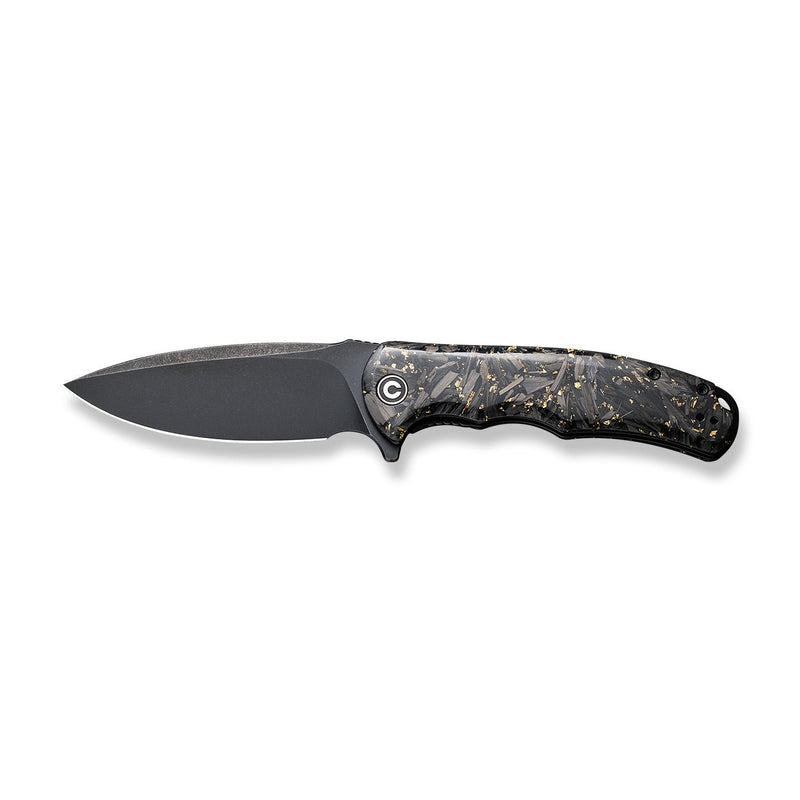 CIVIVI Praxis Flipper Knife Carbon Fiber And Resin Handle (3.75" 9Cr18MoV Blade) C803J