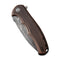 CIVIVI Praxis Flipper Knife Copper Handle (3.74" Damascus Blade) C803DS-3