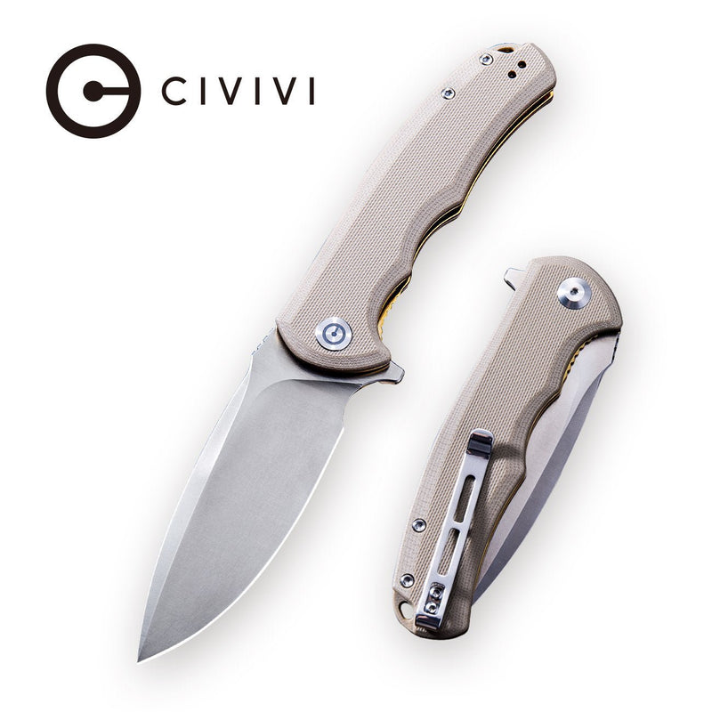 CIVIVI Praxis Flipper Knife G10 Handle (3.75" 9Cr18MoV Blade) C803B