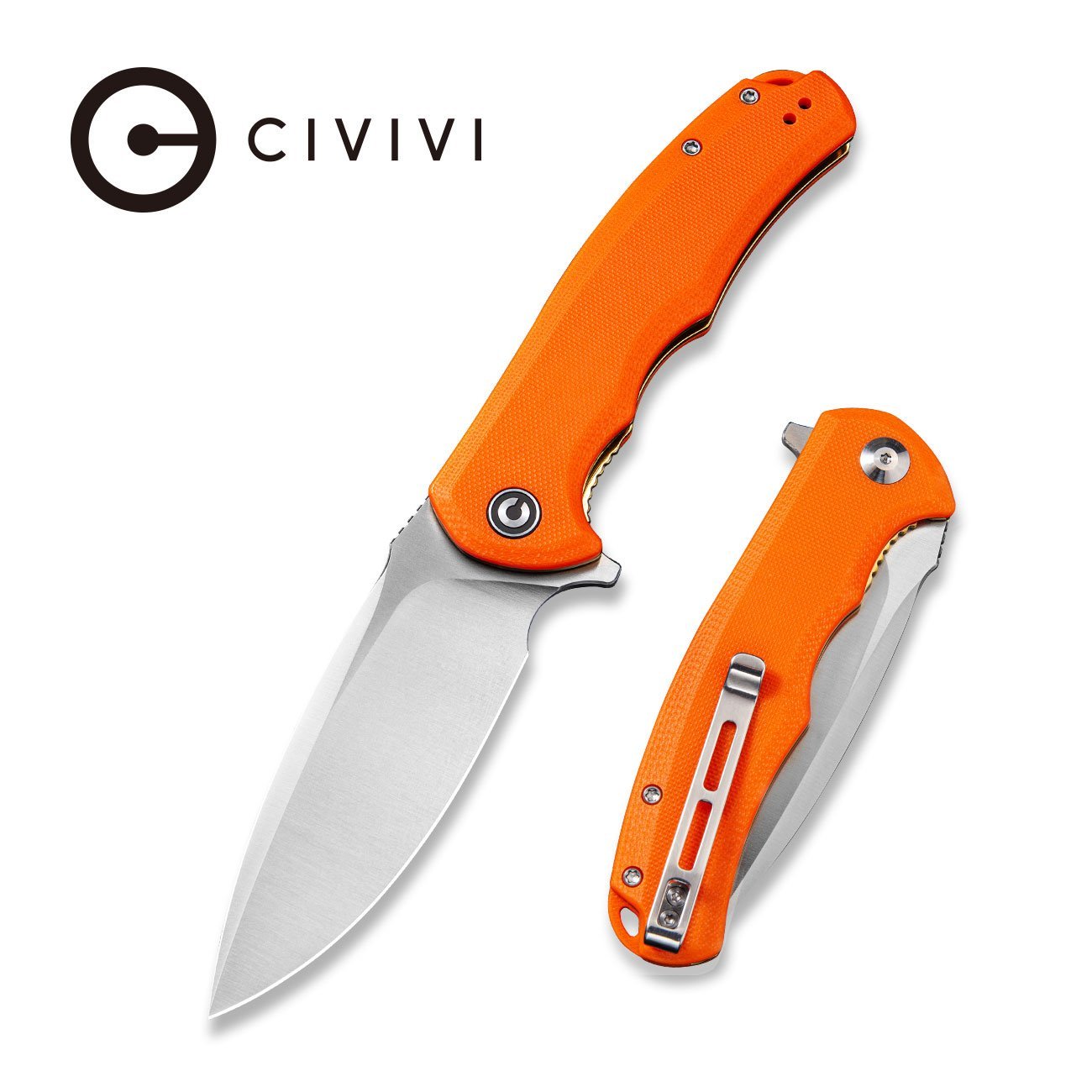 CIVIVI Praxis Flipper Knife G10 Handle 9Cr18MoV Blade