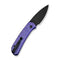 CIVIVI Qubit Button Lock & Thumb Stud Knife Aluminum Handle (2.98" 14C28N Blade) C22030E-BST