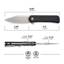 CIVIVI Relic Flipper Knife G10 Handle (3.48" Nitro-V Blade) C20077B-1