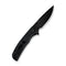 CIVIVI Sample Flipper Knife Black G10 Handle (2.97" Black Stonewashed Nitro-V Blade) C19030E Sample1