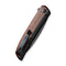 CIVIVI Savant Flipper Knife Stainless Steel Handle With Wood Inlay (3.47" 14C28N Blade) C20063B-1