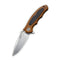 CIVIVI Shard Flipper Knife G10 With Carbon Fiber Overlay Handle (2.95" D2 Blade) C806B