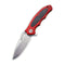 CIVIVI Shard Flipper Knife G10 With Carbon Fiber Overlay Handle (2.95" D2 Blade) C806D