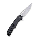 CIVIVI Shredder Flipper Knife G10 Handle (3.7" Damascus Blade) C912DS