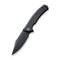CIVIVI Sinisys Flipper Knife G10 With Steel Lock Side Handle (3.7" 14C28N Blade) C20039-1