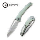 CIVIVI Spiny Dogfish Manual Thumb Knife Natural G10 Handle (3.47" Stonewashed 14C28N Blade) C22006-2