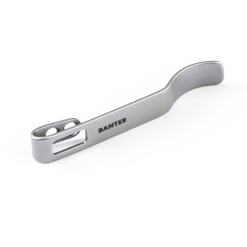 CIVIVI Stainless Steel Pocket Clip for CIVIVI Baby Banter WE Banter Knife, No Screws Included CA-07B