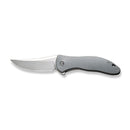 CIVIVI Synergy4 Flipper Knife Gray G10 Handle (3.94" Satin Finished Nitro-V Blade, Trailing Point) C21018A-2