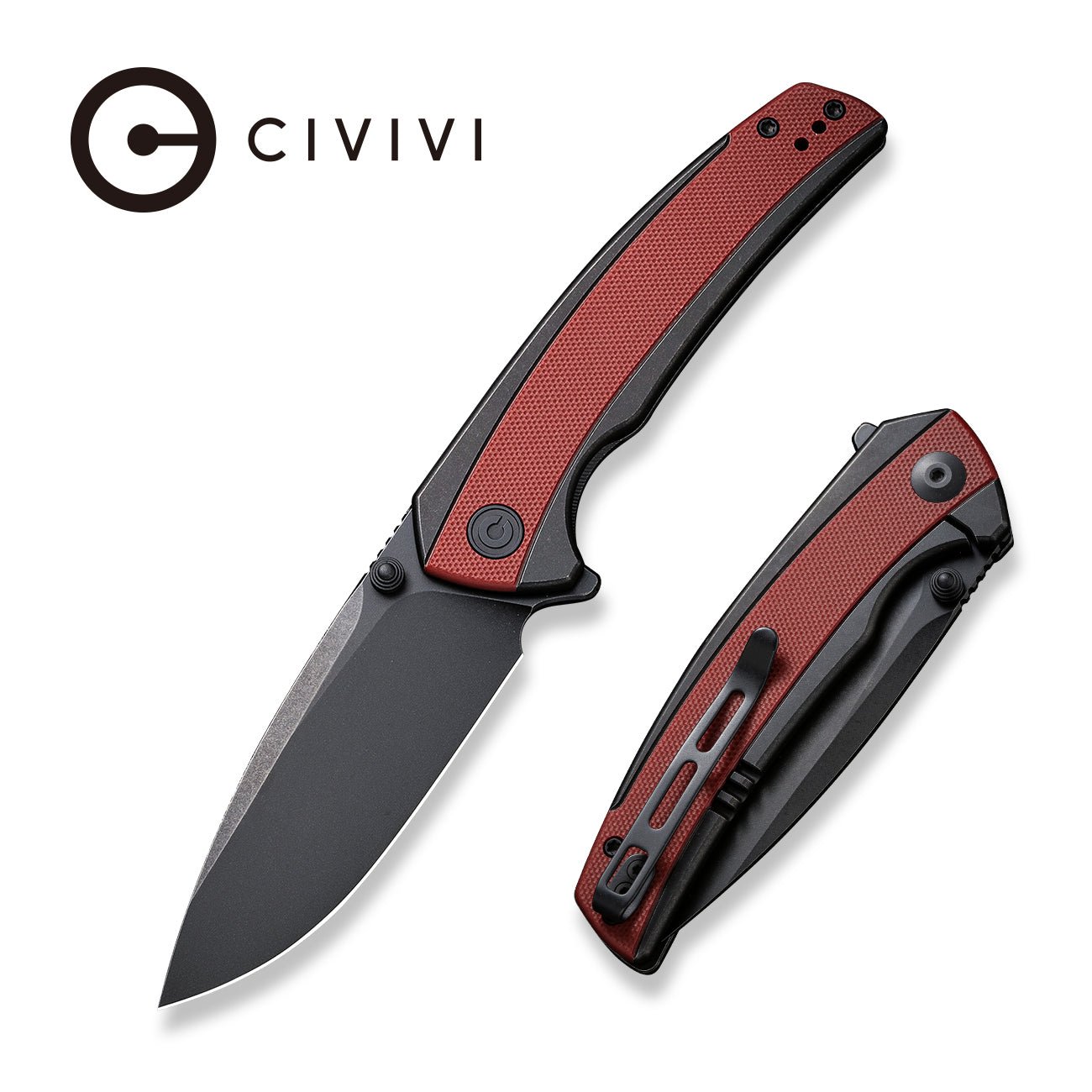 CIVIVI Teraxe Flipper Knife - Stainless Steel & G10 Handle Nitro-V
