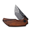 CIVIVI Thug 2 Thumb Stud Knife Wood Handle (2.69" Damascus Blade) C20028C-DS1