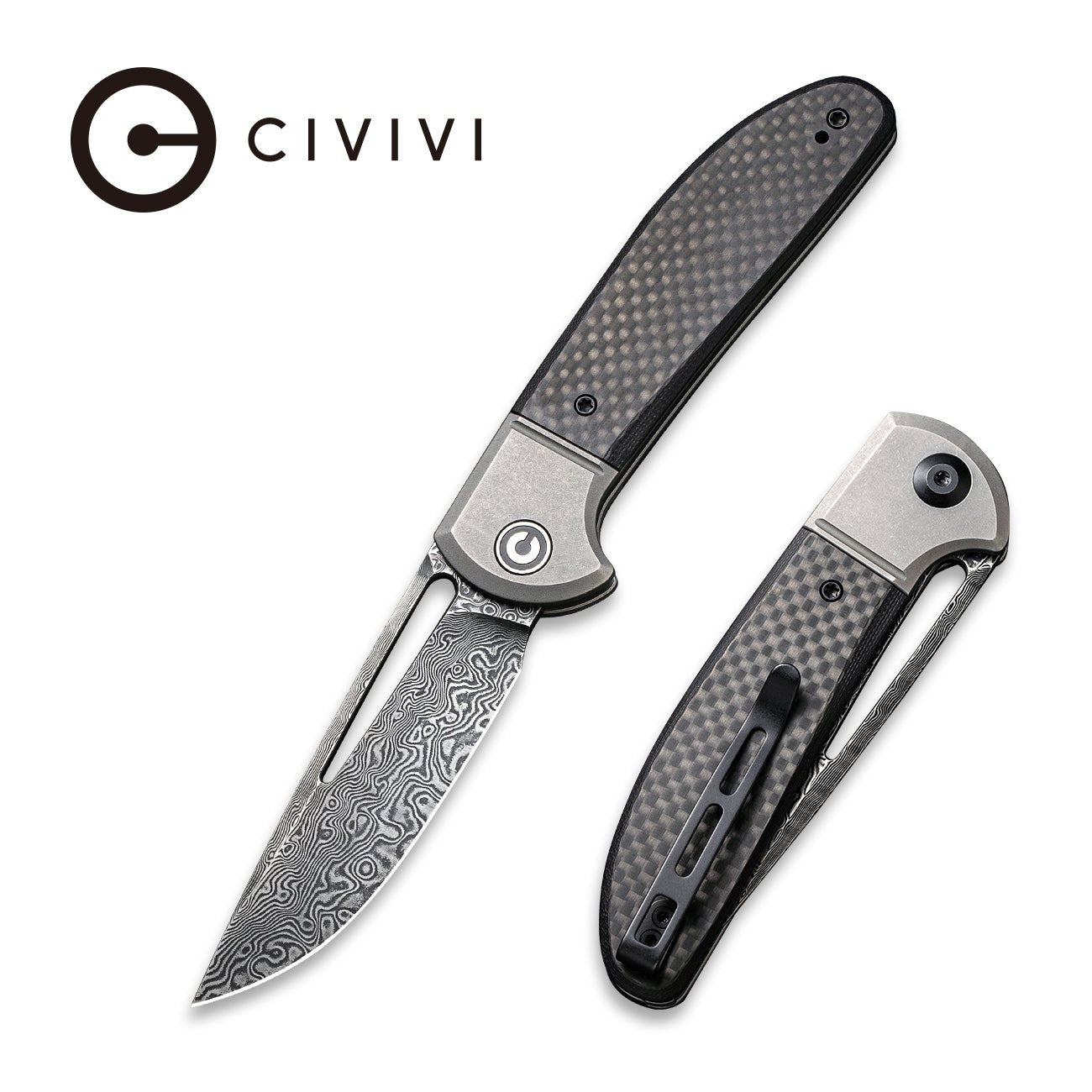 CIVIVI Trailblazer XL Slip Joint Knife Carbon Fiber & G10