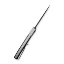 CIVIVI Trailblazer XL Slip Joint Knife Carbon Fiber Overlay On G10 & Stainless Steel Handle (3.46" Damascus Blade) C2101DS-1