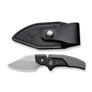 CIVIVI Typhoeus Adjustable Fixed Blade Knife Black And Gray Aluminum Handle (2.27" Stonewashed 14C28N Blade) C21036-3