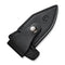 CIVIVI Typhoeus Adjustable Fixed Blade Knife Black G10 Handle (2.27" Black Stonewashed 14C28N Blade) C21036-1