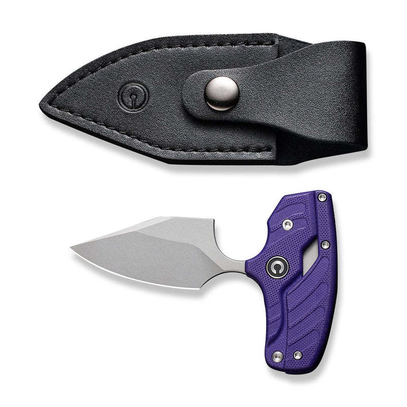 CIVIVI Typhoeus Adjustable Push Dagger – Purple G10/Stonewashed 14C28N  Blade – Mr. KnifeGuy®