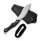 CIVIVI Vaquita II Fixed Blade Knife Black G10 Handle (3.2" Satin Finished Nitro-V Blade) C047C-1