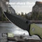 CIVIVI Vexillum Thumb Stud & Flipper Knife Milled OD Green G10 Handle (3.81" Black Stonewashed Nitro-V Blade) C23003D-2