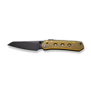 CIVIVI Vision FG Thumb Stud Knife Bead Blasted Ultem Handle (3.54" Black Nitro-V Blade) C22036-6