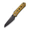 CIVIVI Vision FG Thumb Stud Knife Bead Blasted Ultem Handle (3.54" Black Nitro-V Blade) C22036-6