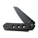 CIVIVI Vision FG Thumb Stud Knife Black G10 Handle (3.54" Black Nitro-V Blade) C22036-1