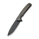CIVIVI Voltaic Flipper Knife Stainless Steel Handle With Micarta Inlay (3.48" 14C28N Blade) C20060-3