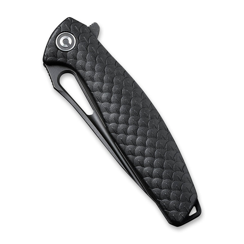 CIVIVI Wyvern Flipper Knife Fiber-Glass Reinforced Nylon Handle (3.45" D2 Blade) C902I