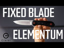 CIVIVI Fixed Blade Elementum Tactical Knife G10 Handle (3.98" D2 Blade) C2105A