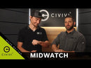 CIVIVI Midwatch Fixed Blade Knife Micarta Handle (3.39" N690 Blade) C20059B-2