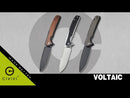 CIVIVI Voltaic Flipper Knife Stainless Steel Handle & G10 Handle (3.48" 14C28N Blade) C20060-2