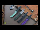 CIVIVI Cogent Flipper & Button Lock Knife Micarta Handle (3.47" 14C28N Blade) C20038D-6