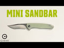 CIVIVI Mini Sandbar Flipper Knife G10 Handle (2.95" Nitro-V Blade) C20011-1
