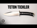 CIVIVI Teton Tickler Fixed Blade Knife G10 handle (5.45" D2 Blade) C20072-1